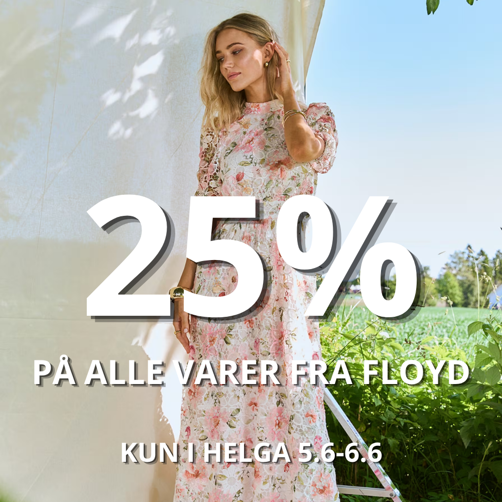 25% PÅ ALLE VARER FRA FLOYD B.young
