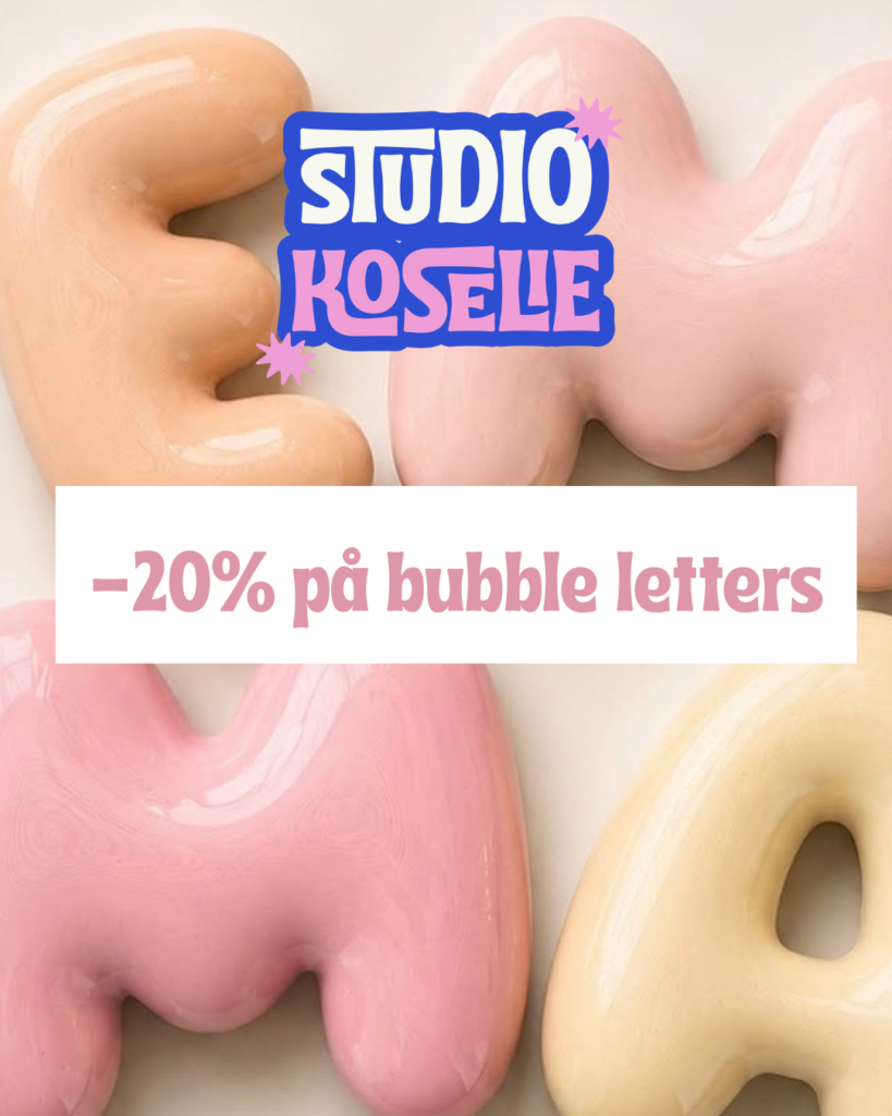 Studio Koselie – 20 % på Bubble Letters 🫧 The Christian Lie