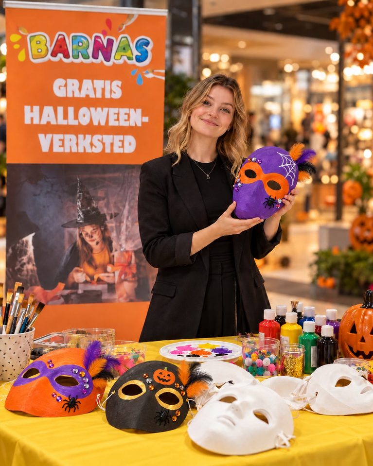 Halloween maskeverksted annonsebilde