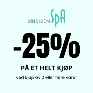 25% på et helt kjøp